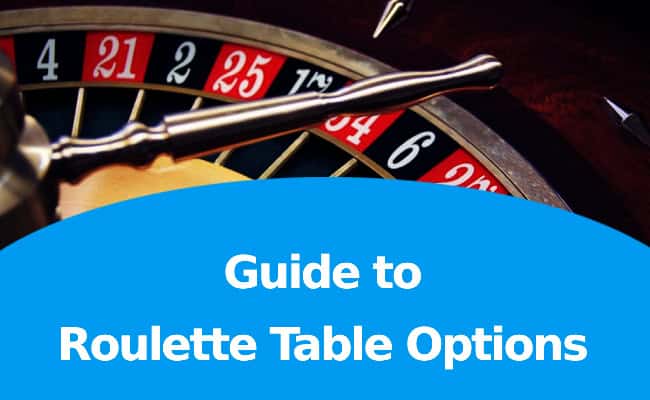 roulette table guide